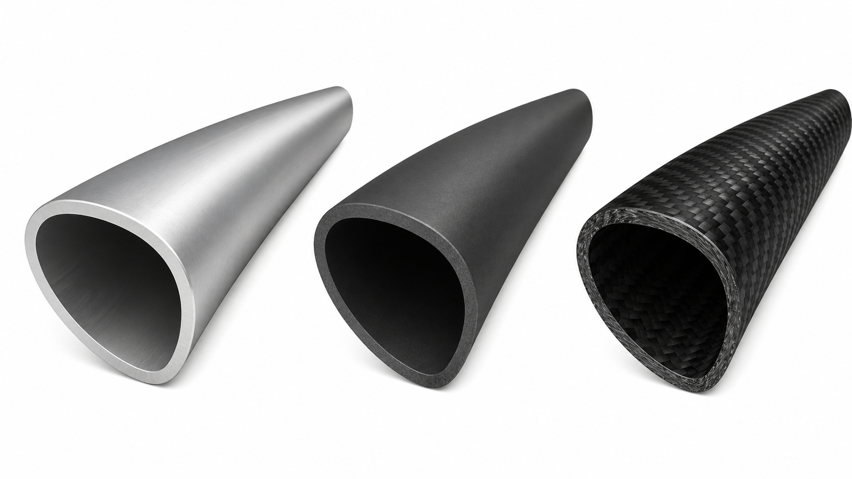 Graphite vs Aluminium vs Carbon Fibre